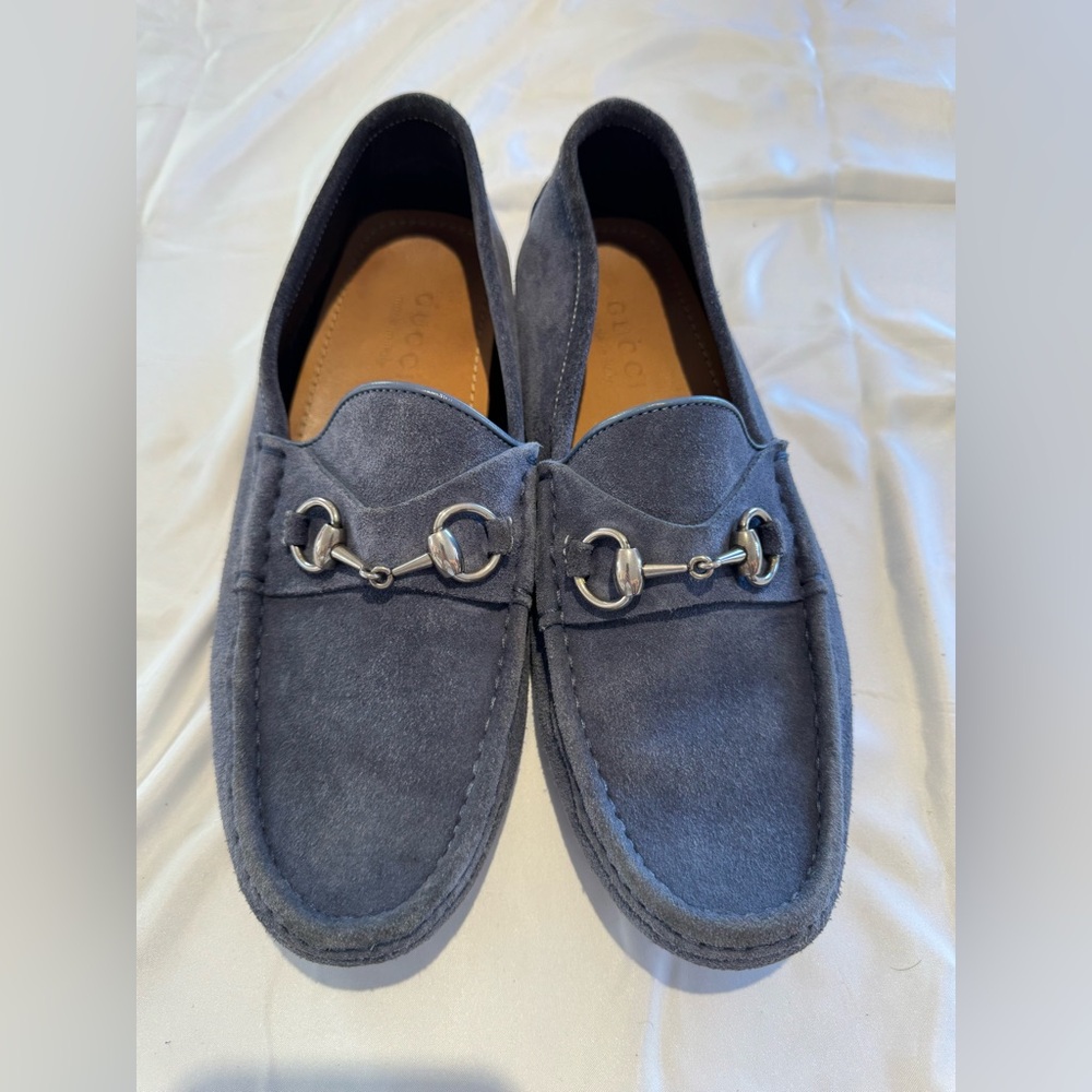 Men’s Gucci Suede Horsebit Loafers